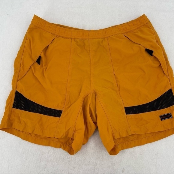 MARMOT Men’s Yellow/black Lined Hiking athletic shorts size: Large